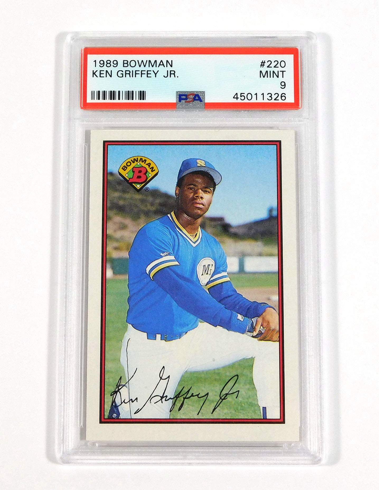 Amazon.com: 1989 Bowman #220 Ken Griffey Jr. RC Mariners PSA 9